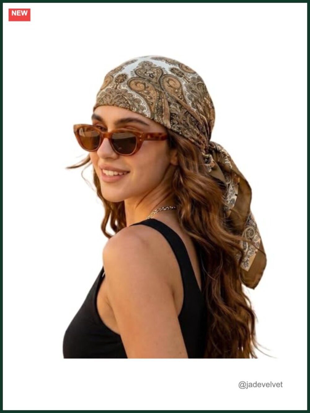 Satin Head Scarf Silk Like Bandana Hair Wrap Neck Scarf 27.5 Inches